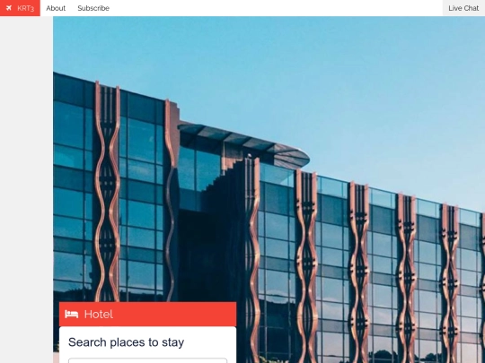 hotelpage screenshot
