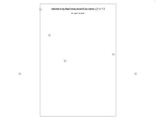 diary screenshot