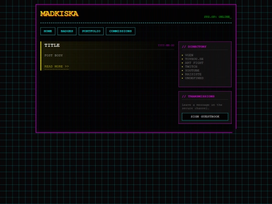 index screenshot