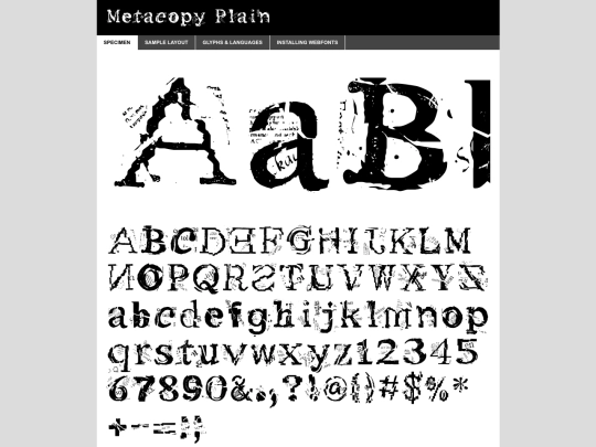 webfontkit-20230205-083433/metacopyplain-epol-demo screenshot