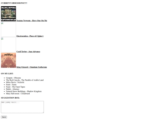 listeninglog screenshot