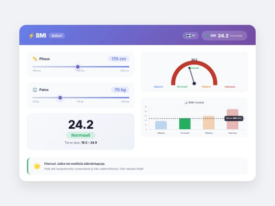 apps/bmi-calculator screenshot