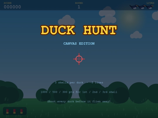 apps/duck-hunt screenshot