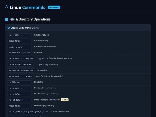apps/linux-commands screenshot