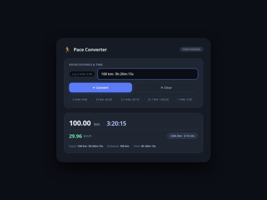 apps/pace-converter screenshot