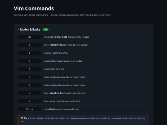 apps/vim-commands screenshot