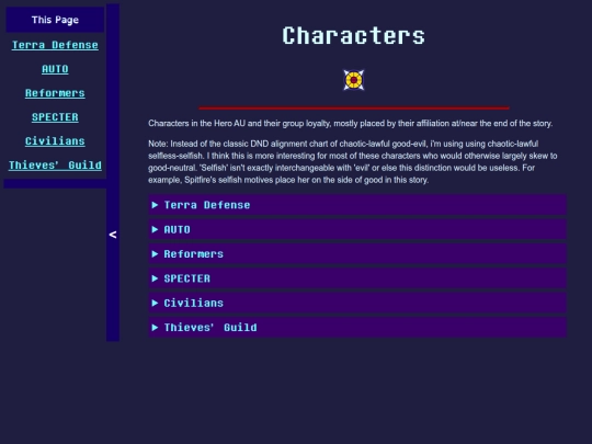 tfesheroes/characters screenshot