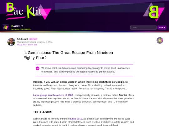 is-geminispace-the-great-escape-from-1984 screenshot