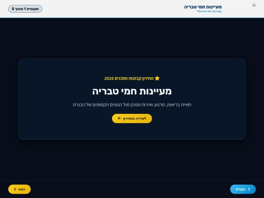 חמי טבריה  screenshot