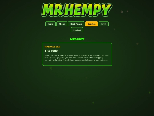 blog screenshot