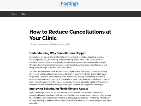 how-to-reduce-cancellations-at-your-clinic screenshot