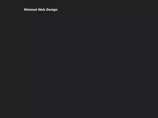 minimal-web-design screenshot