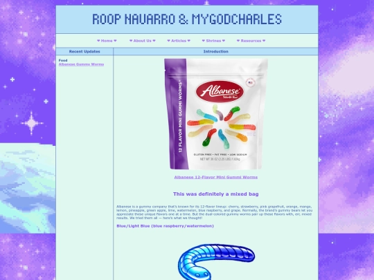 articles/reviews/food/albanese_gummy_worms screenshot