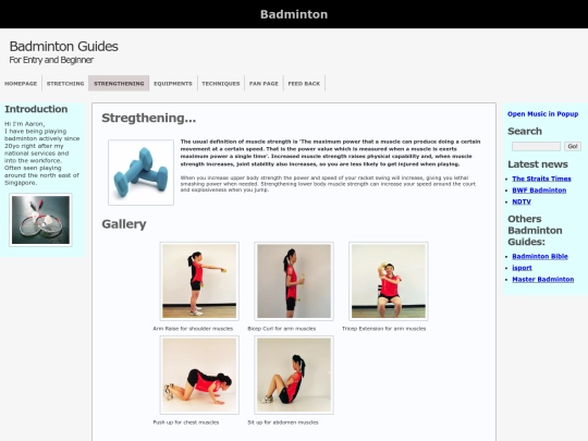 Strengthening screenshot