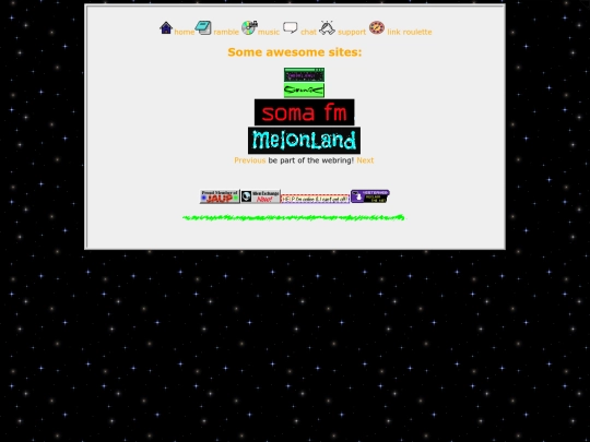 support screenshot
