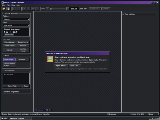 avatarcropper screenshot
