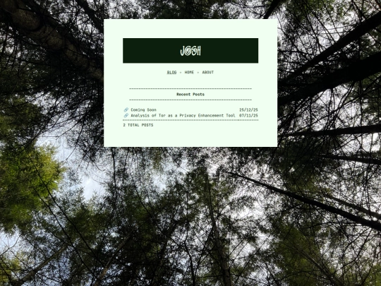 blog screenshot