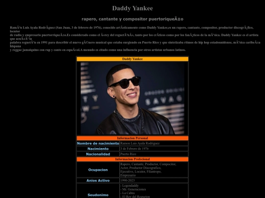 biografia screenshot