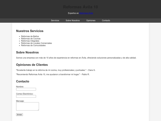 index screenshot