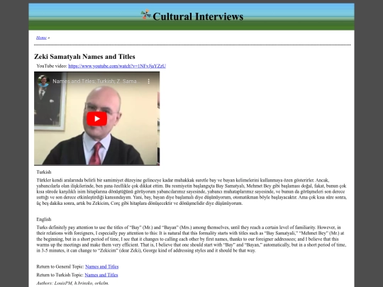 cultural-interviews/Zeki-Samatyali-Names-and-Titles screenshot