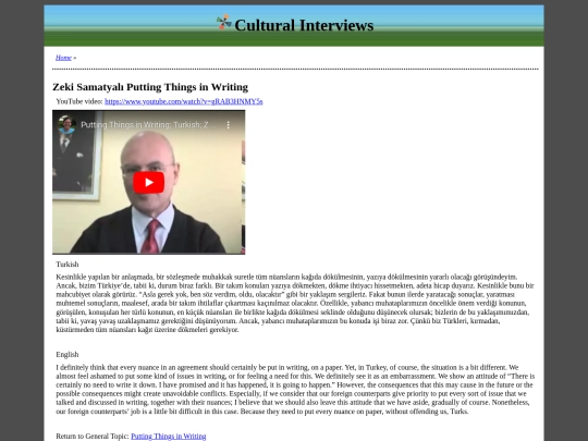 cultural-interviews/Zeki-Samatyali-Putting-Things-in-Writing screenshot