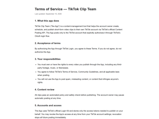 terms screenshot