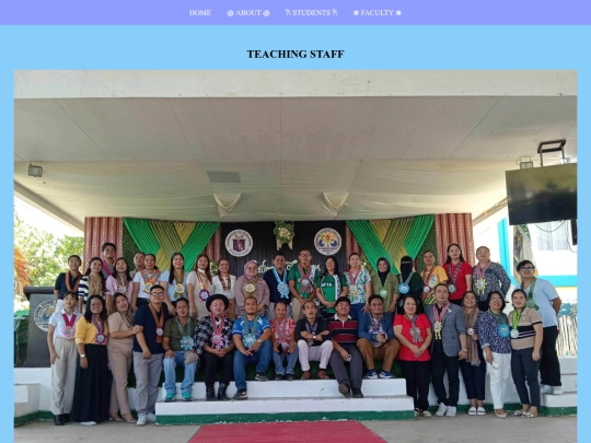 faculty screenshot