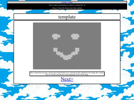 comic/template screenshot