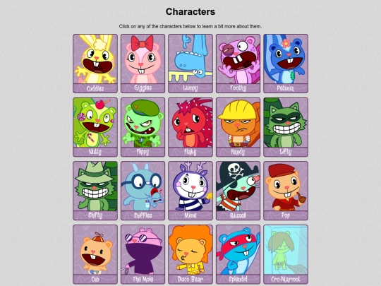 info/characters screenshot