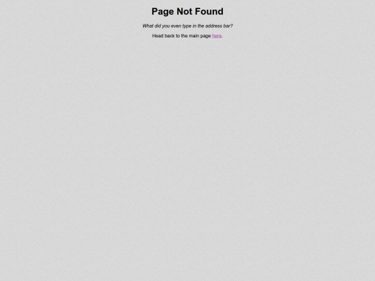 not_found screenshot