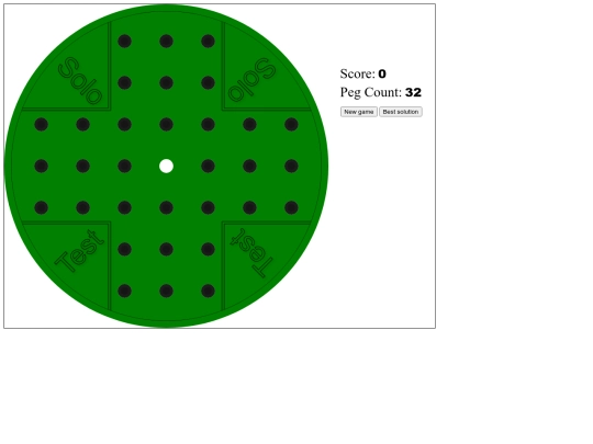 pegSolitaire2 screenshot