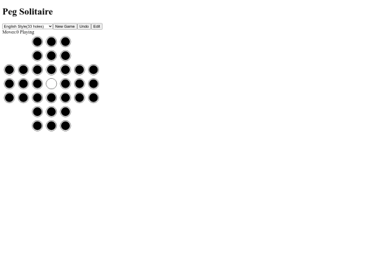 pegsolitaire screenshot