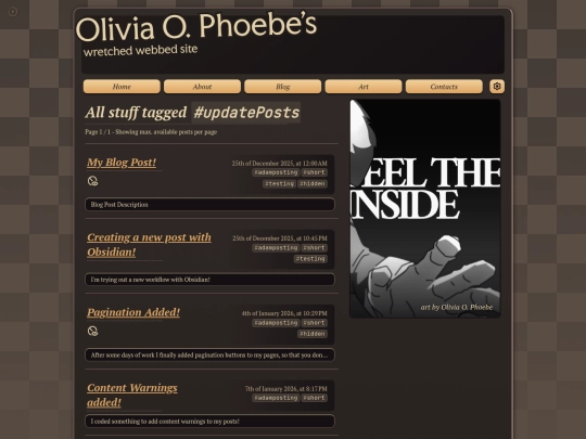 tags/updateposts screenshot