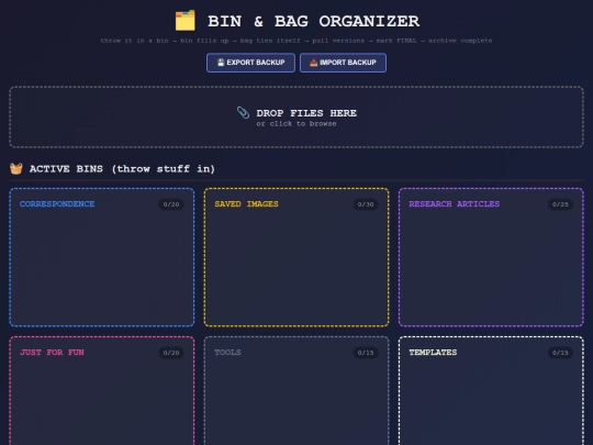 binbags screenshot
