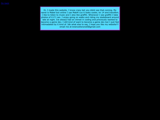 aboutme screenshot