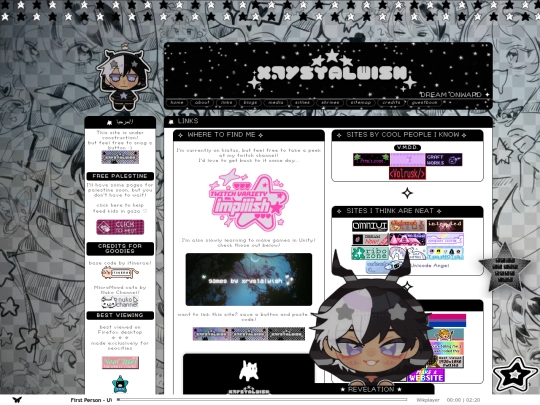 links screenshot