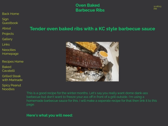 recipes/ribs screenshot