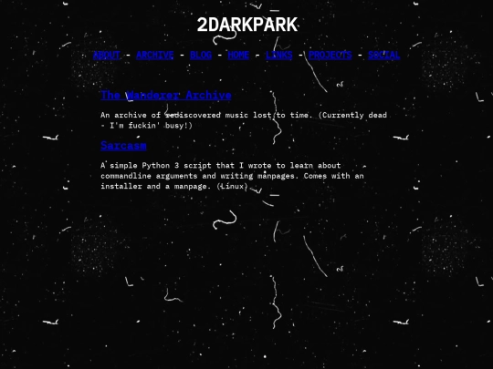 projects screenshot