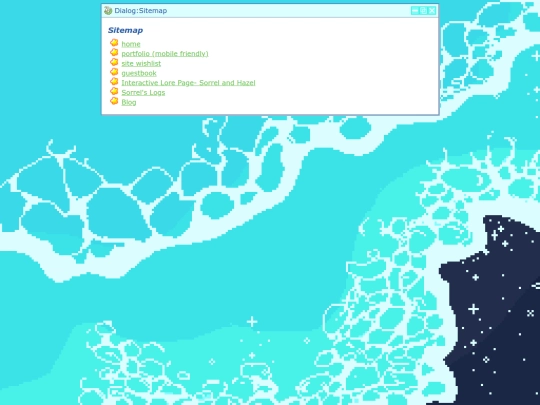 Sitemap screenshot