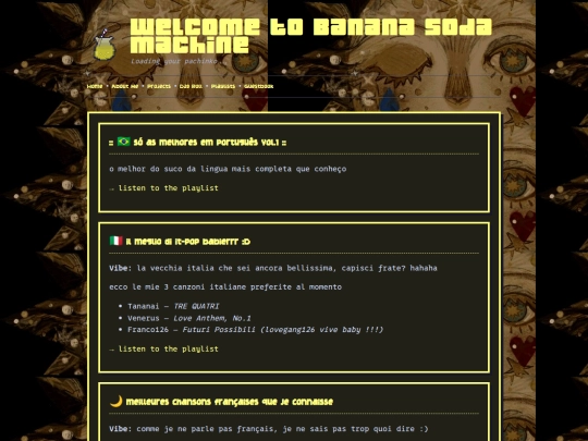 pages/playlists screenshot