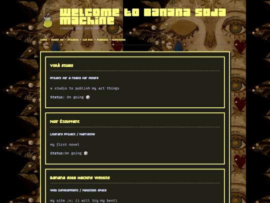 pages/projects screenshot