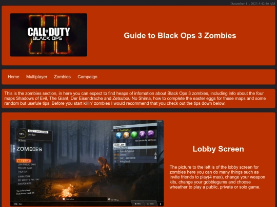 zombies screenshot