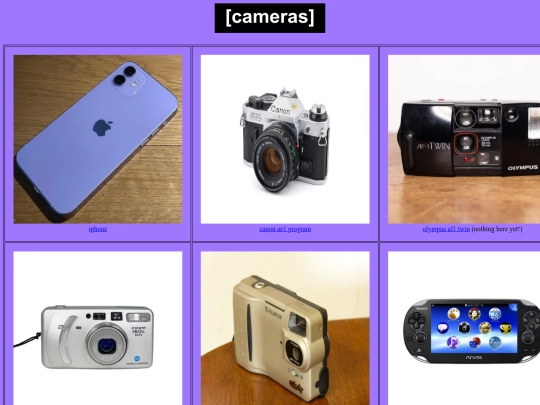 cameras screenshot