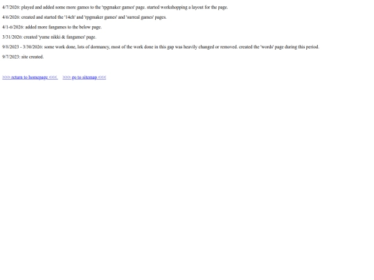 changelog screenshot