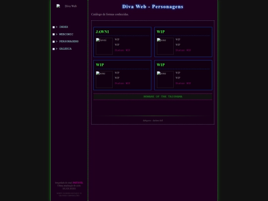 personagens screenshot