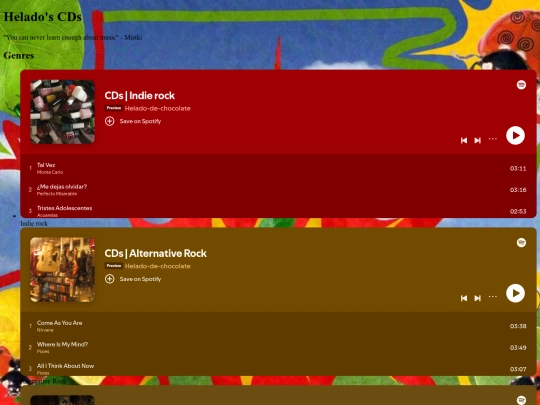 index screenshot
