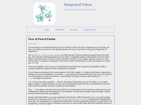 rambles/forcedfusionfear screenshot