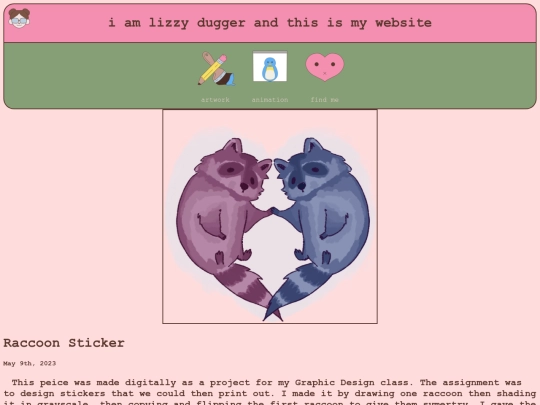 artwork/RaccoonSticker screenshot