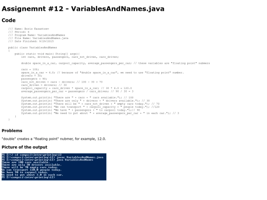 intro/printing/12/VariablesAndNames screenshot