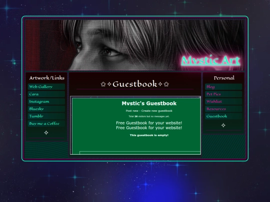 Guestbook screenshot